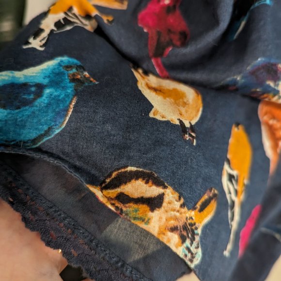 Anthropologie sweetheart bird dress with POCKETS - Picture 6 of 8